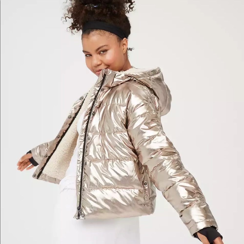 Aerie Offline Sherpa Lined Puffer Jacket